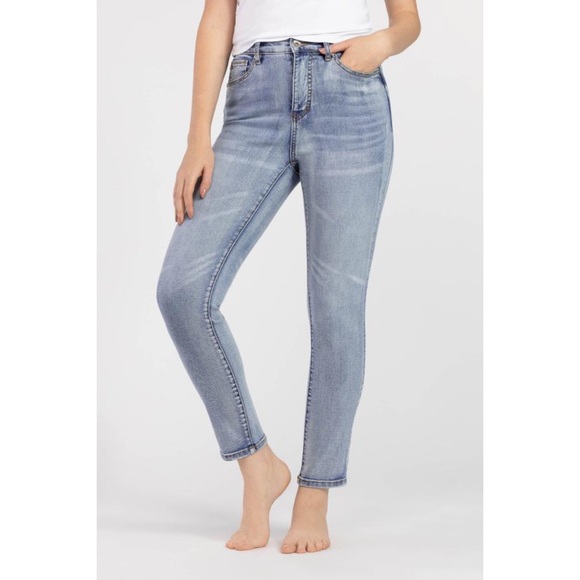 BNWT Tribal High Waist Crop Skinny Jeans - Picture 2 of 9